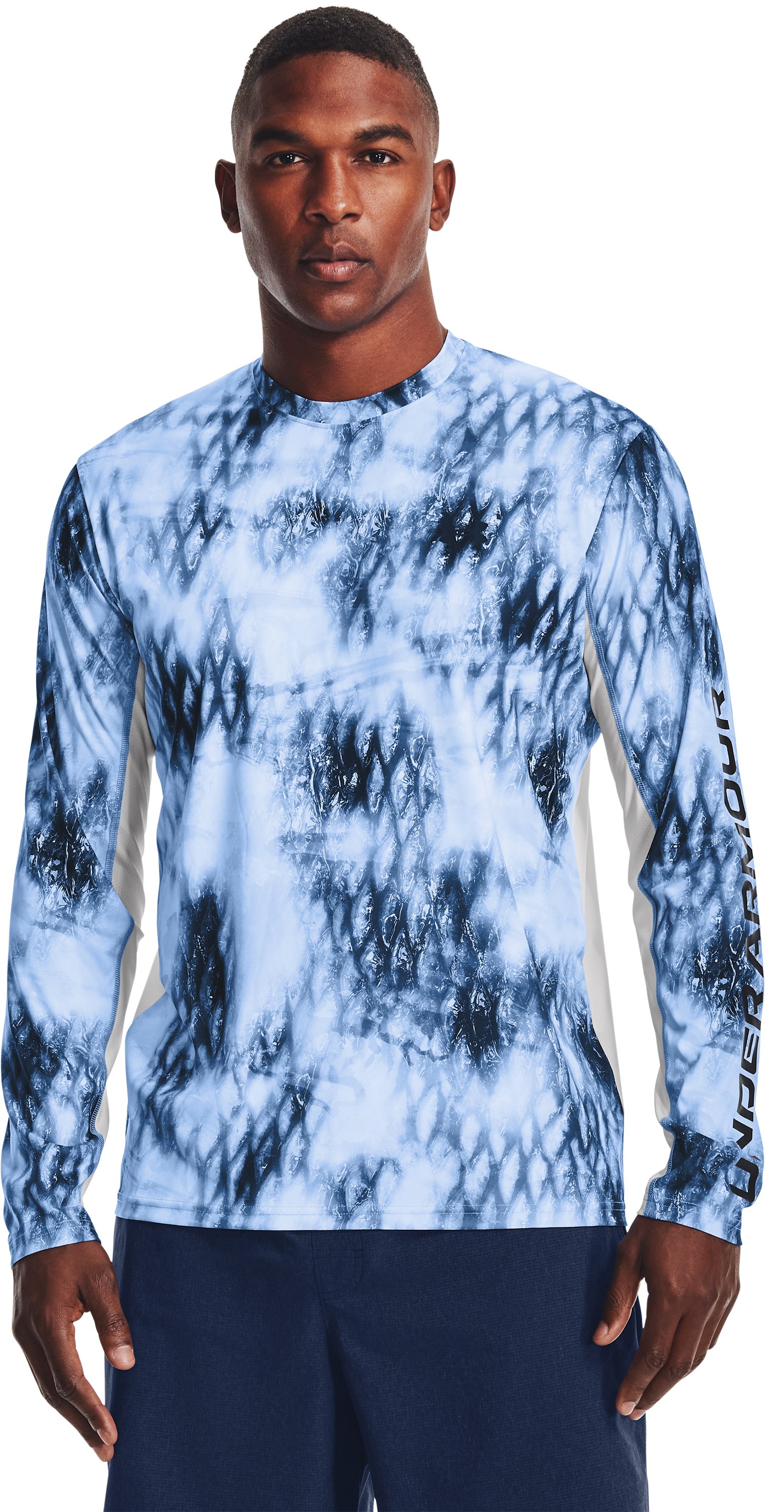 Men's UA Iso-Chill Shorebreak Camo Long Sleeve