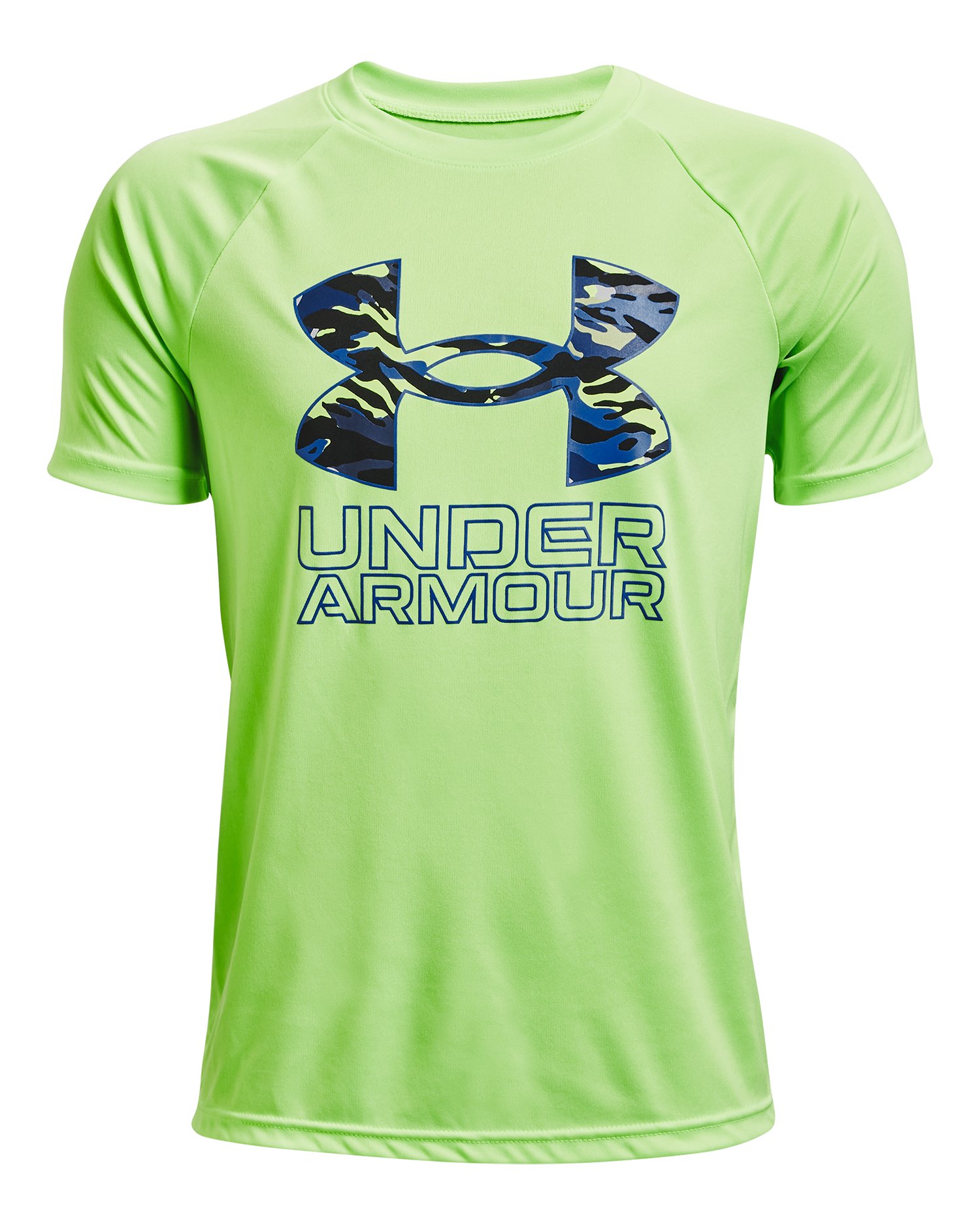 Boys' UA Tech™ Hybrid Print Fill Short Sleeve