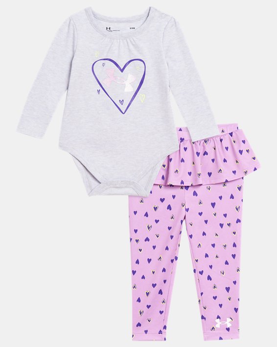 Girls' Newborn UA Heart Tutu 2-Piece Set