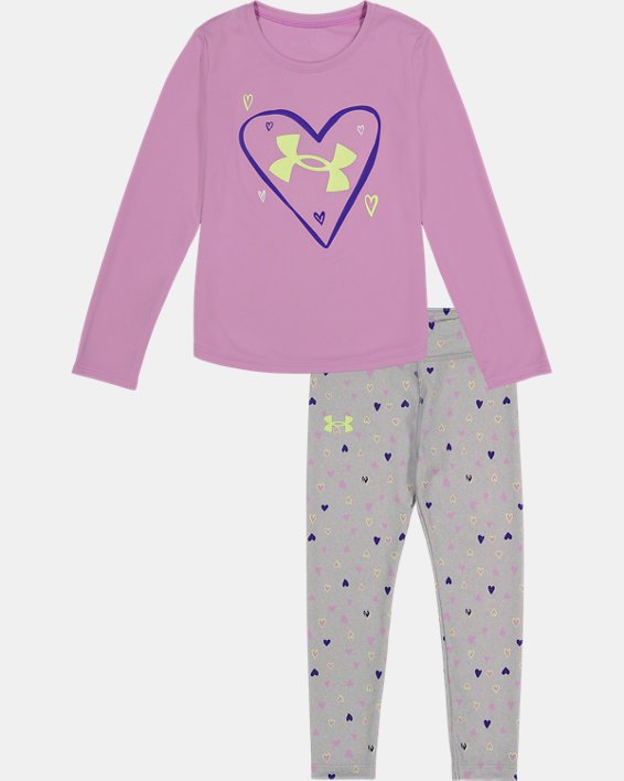 Girls' Pre-School UA Heart Drop Set