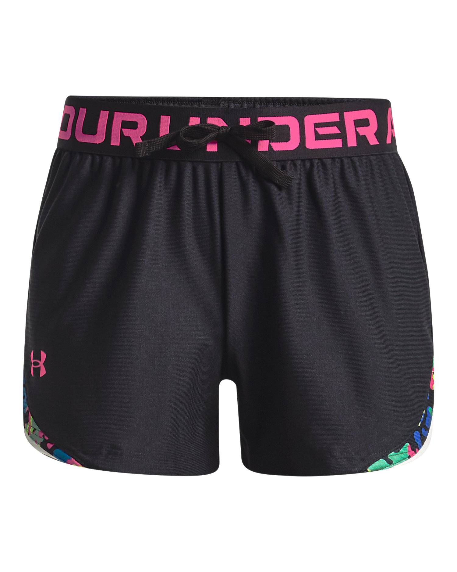 Girls' UA Play Up Tri-Color Shorts