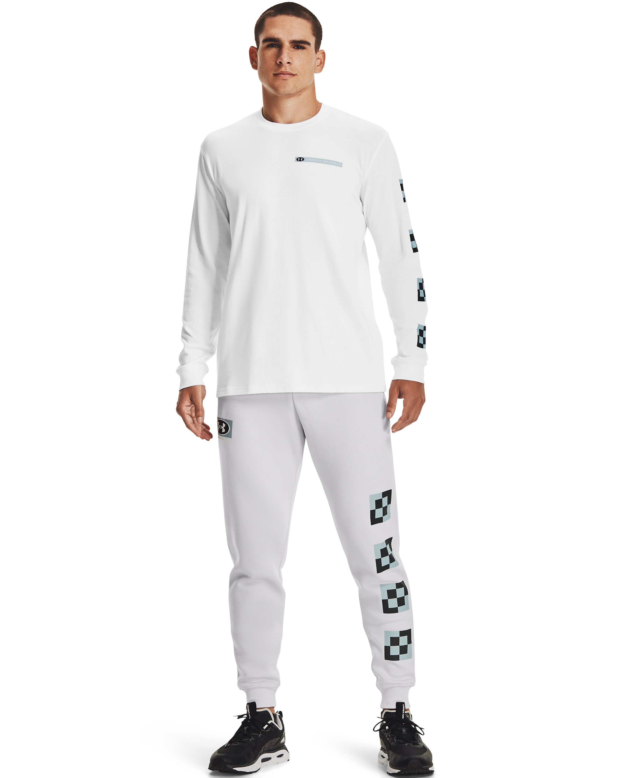 Men's UA Rival Fleece Geo Joggers