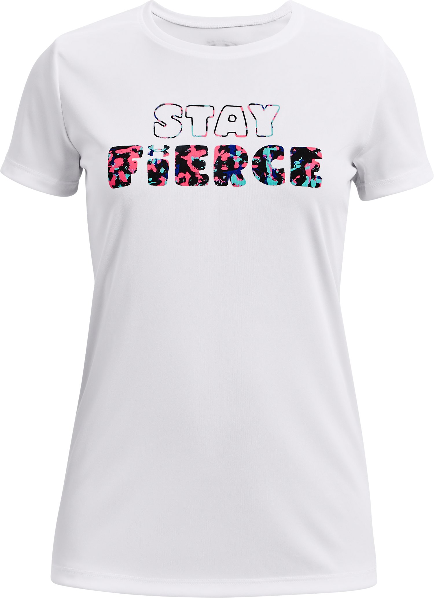 Girls' UA Tech™ Fierce Print Short Sleeve