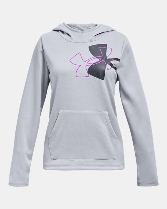 Girls' Armour Fleece® Logo Scatter Hoodie