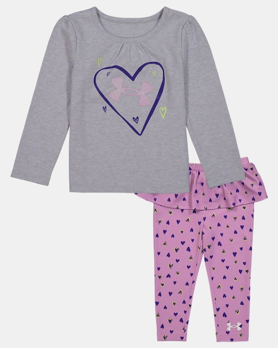 Girls' Infant UA Heart Tutu 2-Piece Set