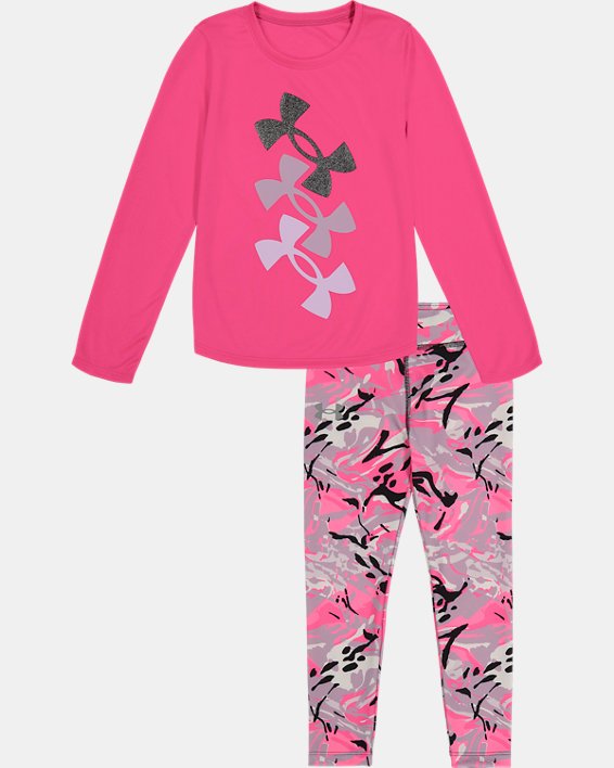Girls' Infant UA Wild Camo Logo Set