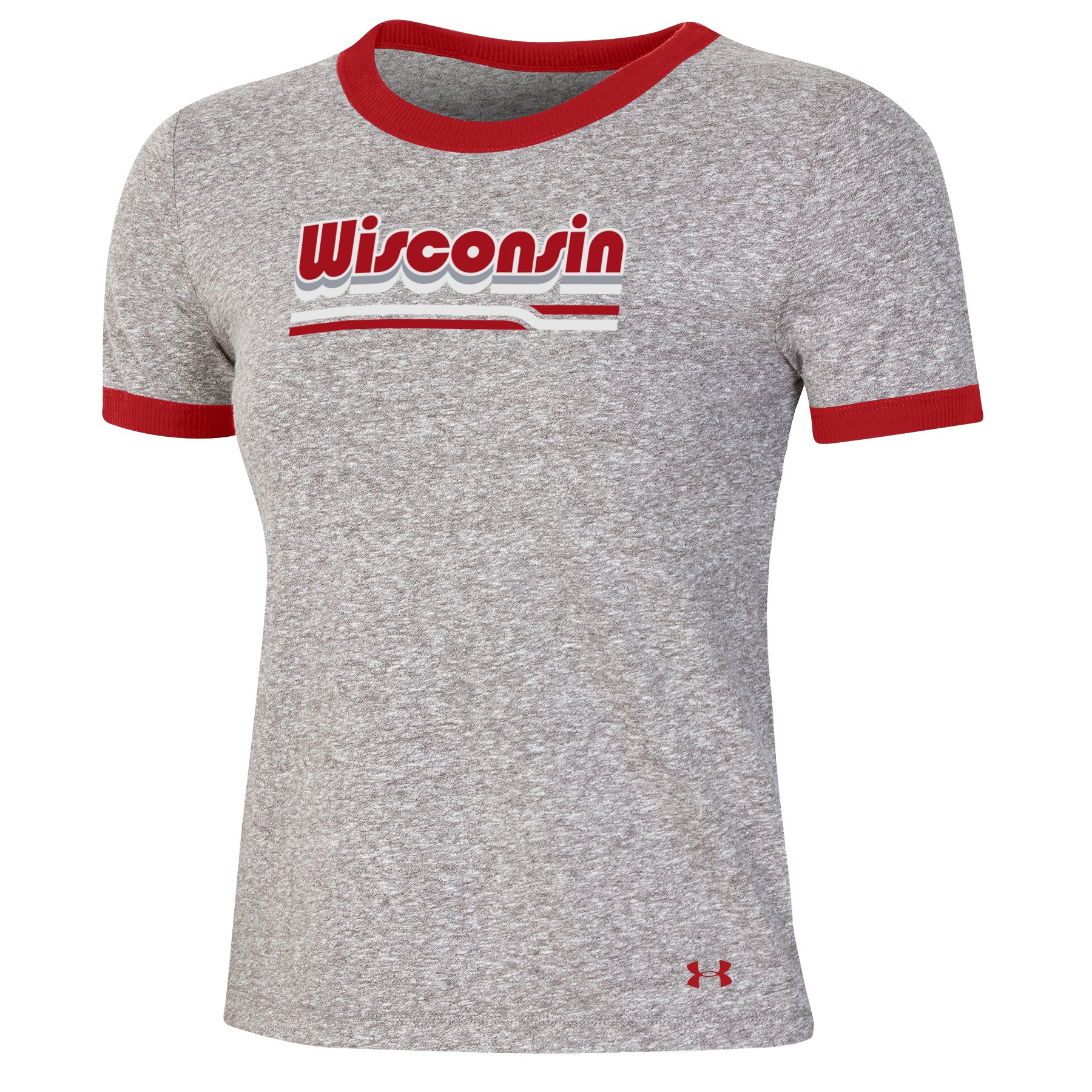 Women's UA Slub Ringer Collegiate T-Shirt