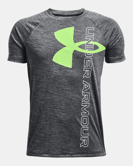 Boys' UA Tech™ Split Logo Hybrid Short Sleeve