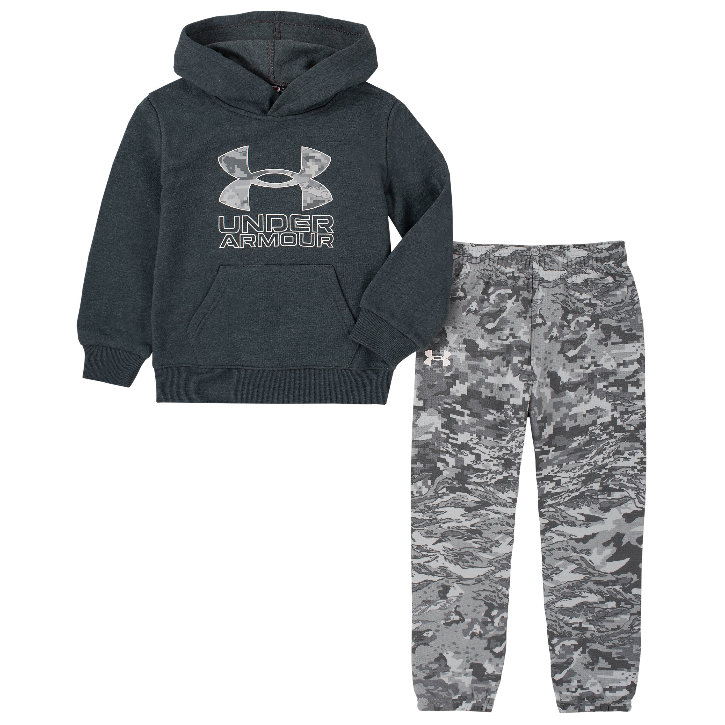 Boys' Toddler UA Hybrid Symbol Camo Hoodie Set