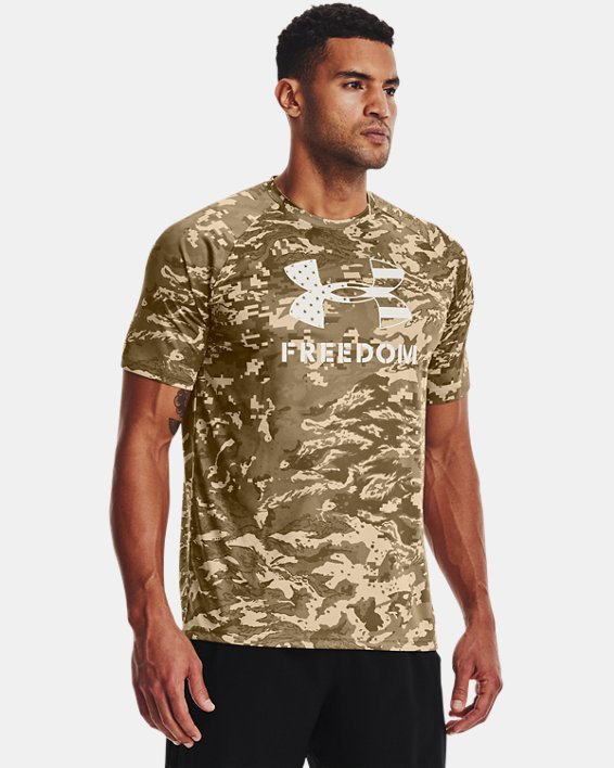 Men's UA Tech™ Freedom Camo Short Sleeve
