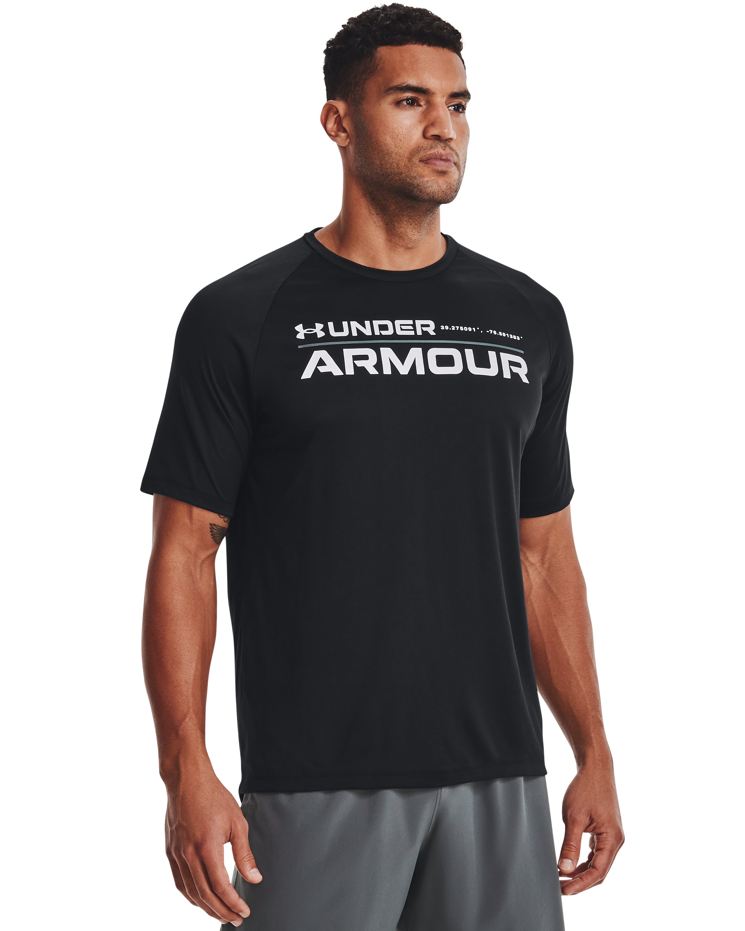 Men's UA Tech™ 2.0 Wordmark Short Sleeve