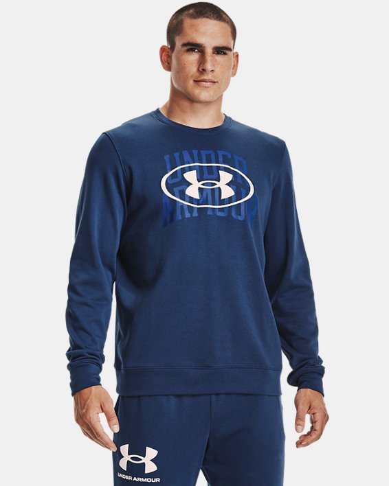 Men's UA Rival Terry Lockertag Overlap Crew