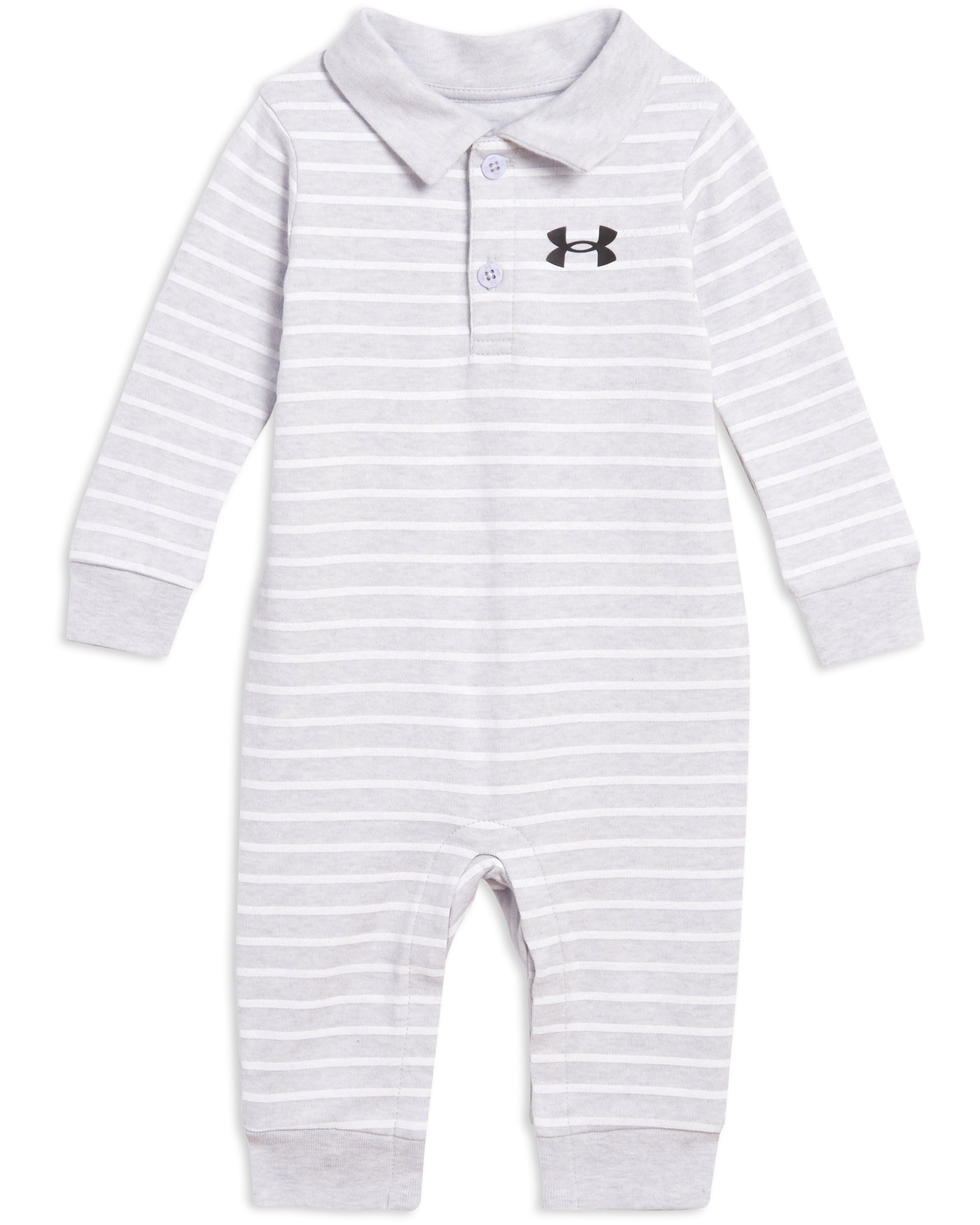 Boys' Newborn UA Stripe Polo Coverall