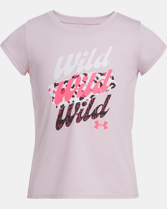 Girls' Pre-School UA Wild Short Sleeve