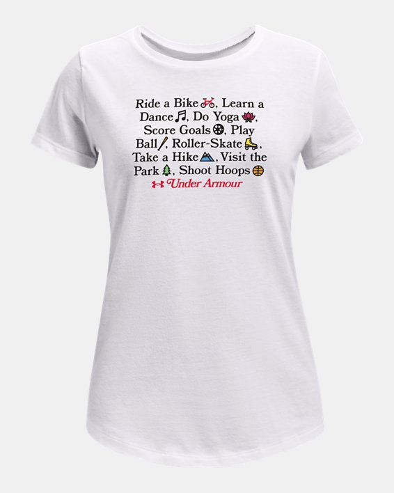 Girls' UA Activities Short Sleeve