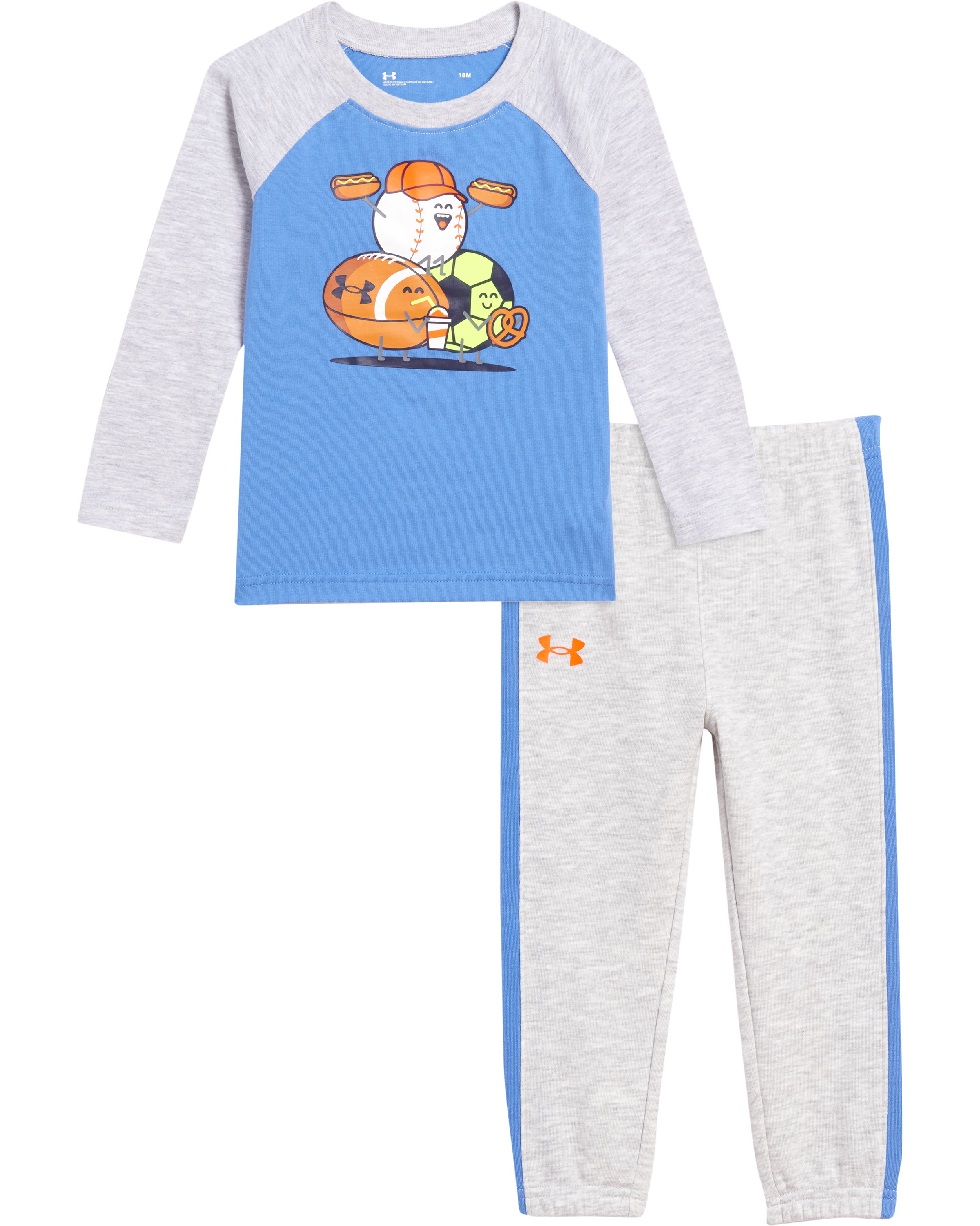 Boys' Infant UA Halftime Crew 2-Piece Set