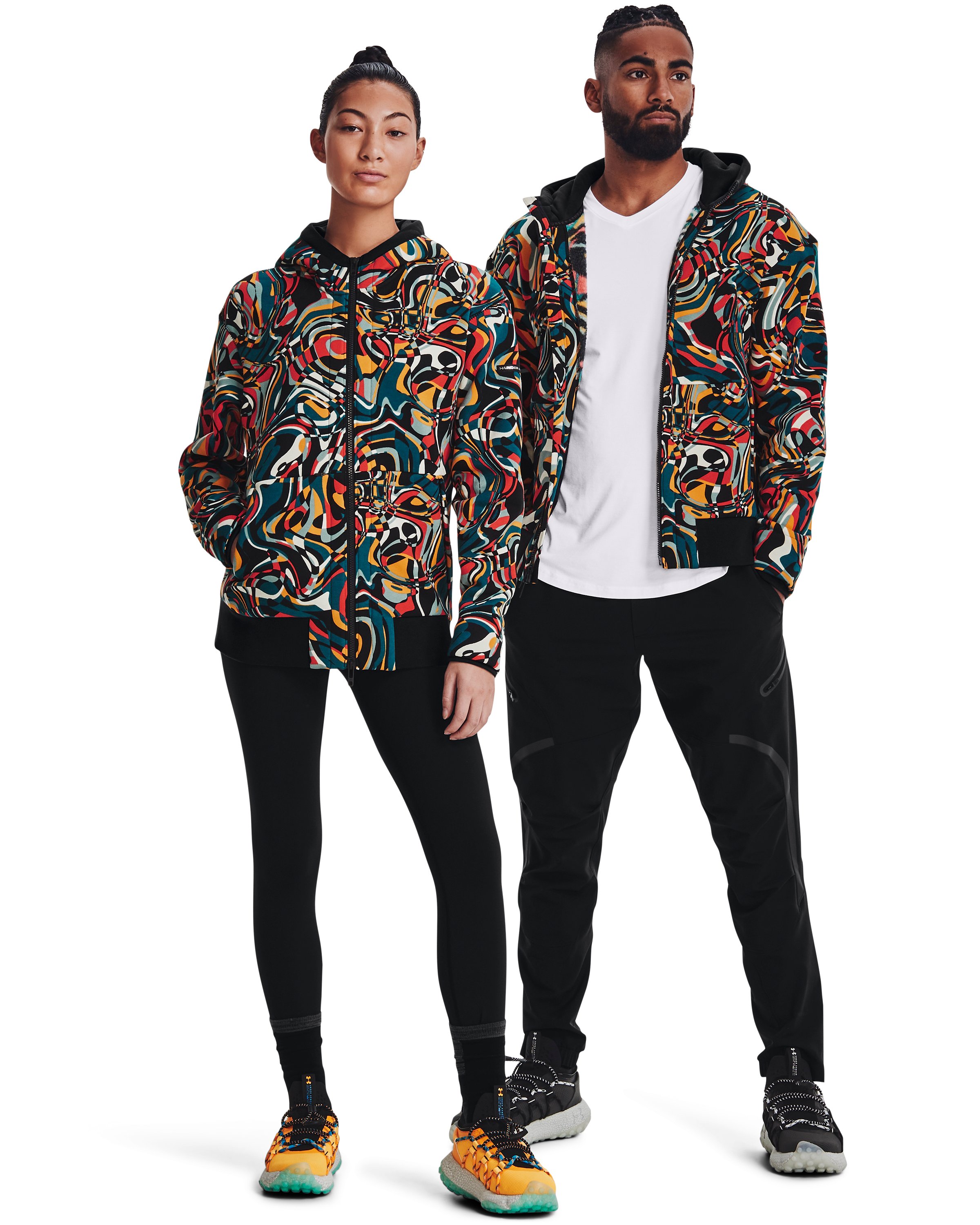 Unisex UA DNA Fleece Printed Full-Zip Hoodie