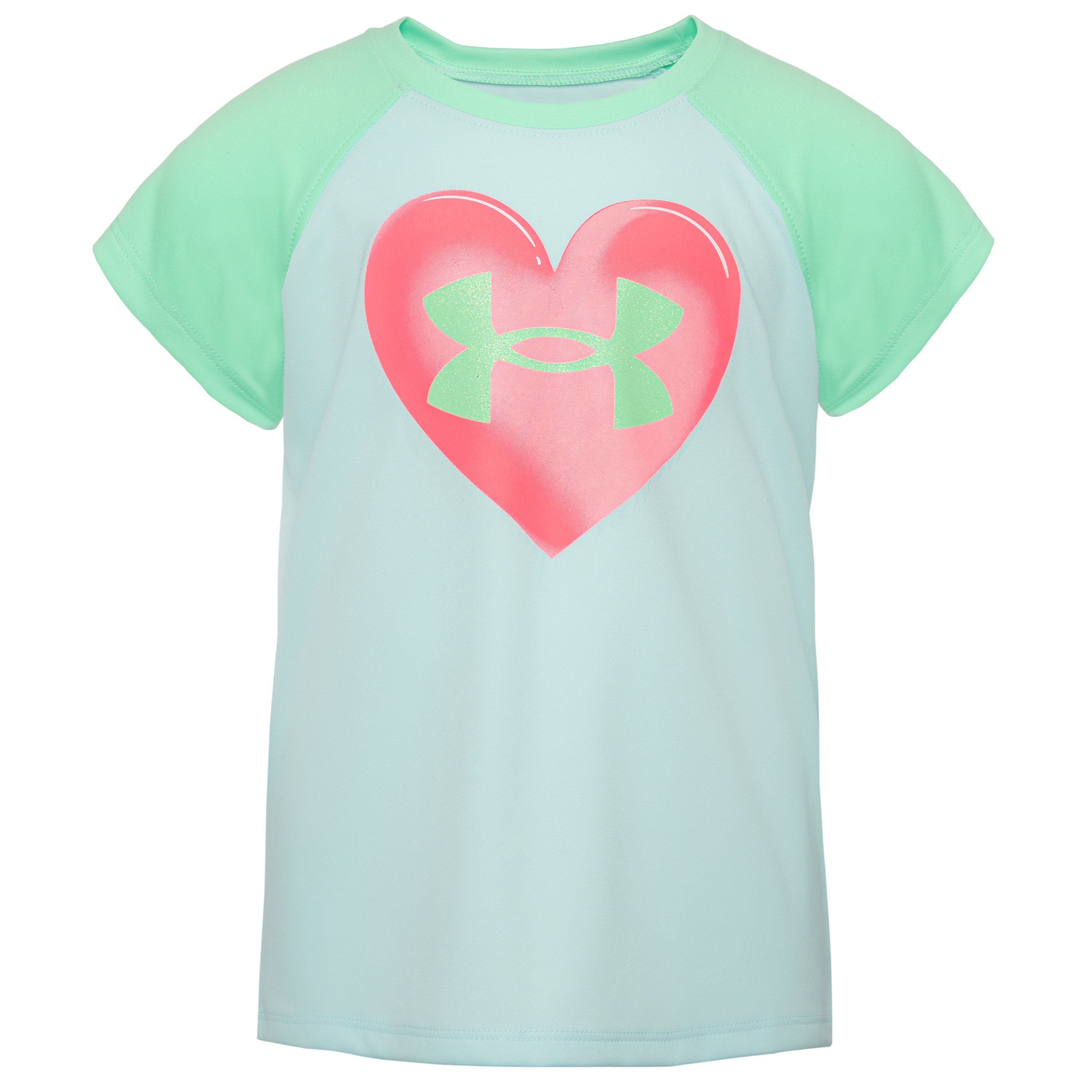 Girls' Toddler UA Airbrush Heart Short Sleeve