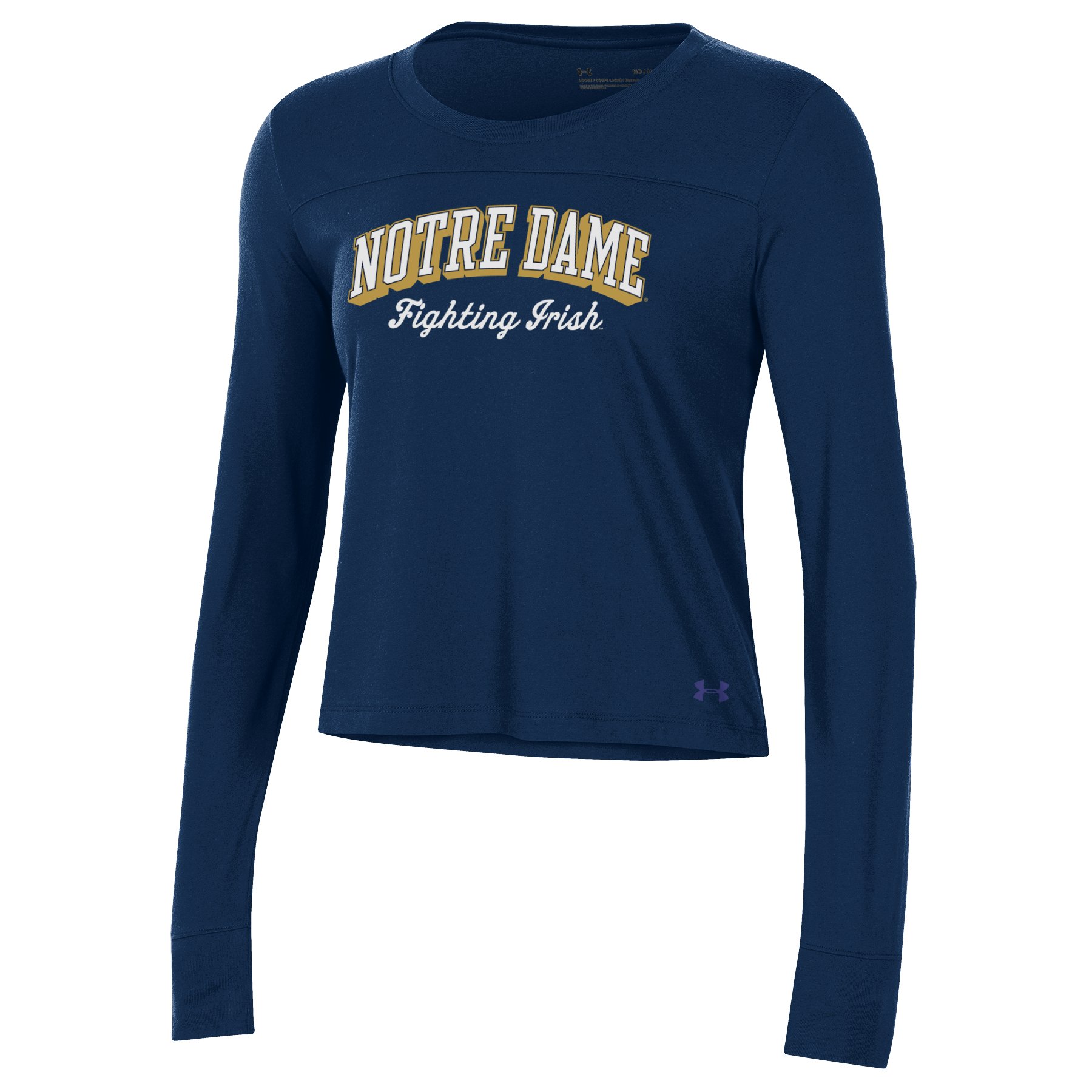 Women's UA Performance Cotton Collegiate Long Sleeve