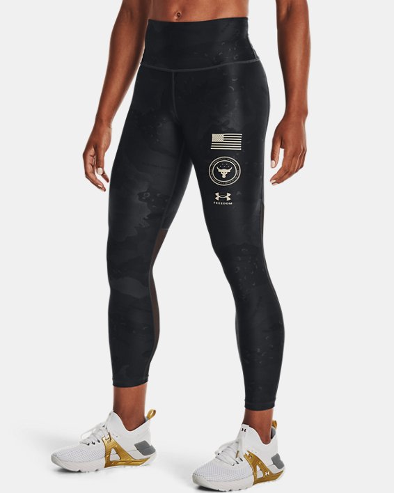 Women's Project Rock HeatGear® No-Slip Waistband Ankle Leggings