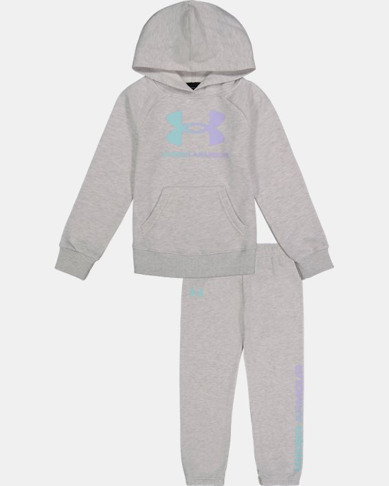 Girls' Pre-School UA Gradient Logo Hoodie Set