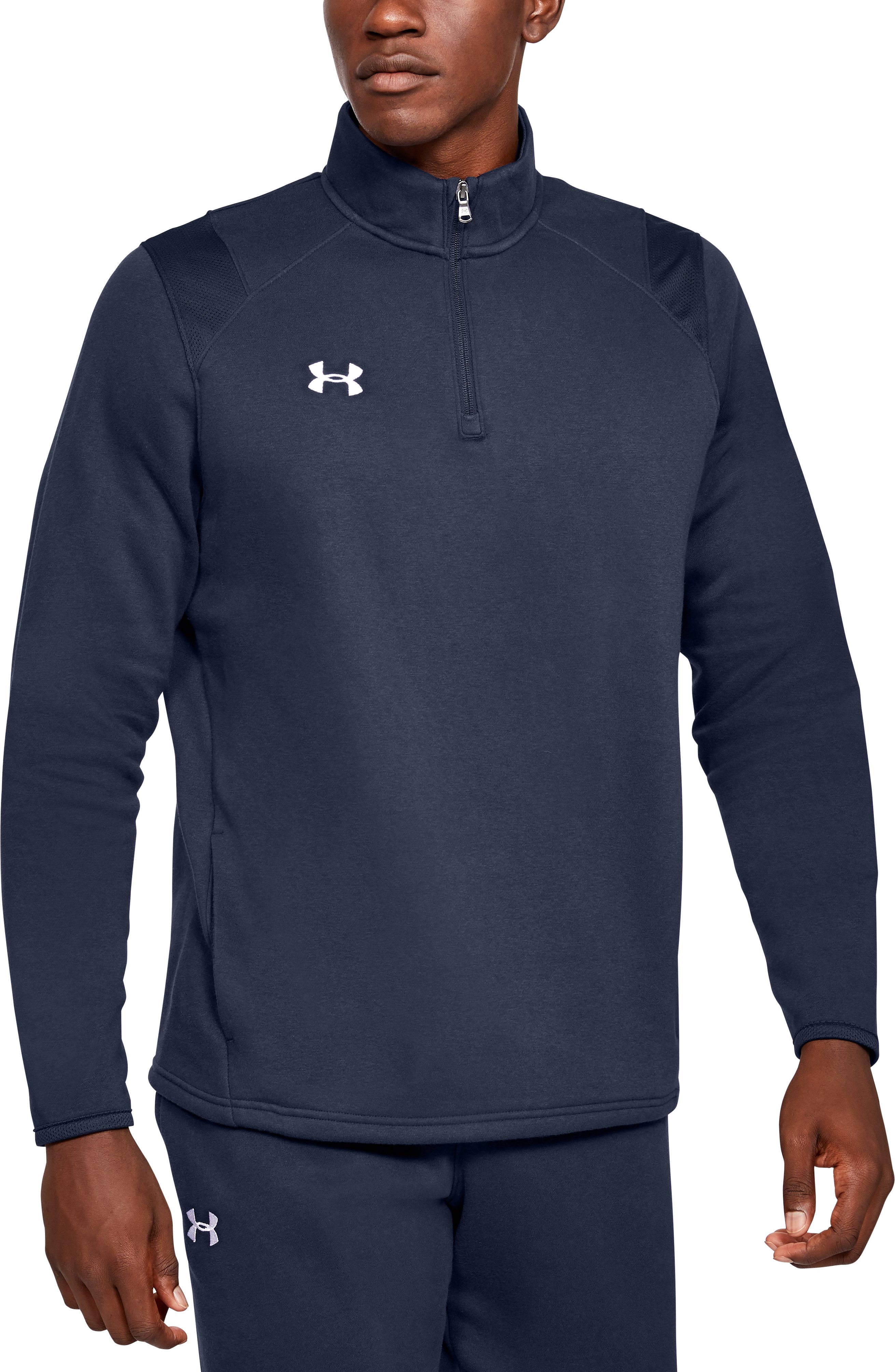 Men's UA Hustle Fleece ¼ Zip