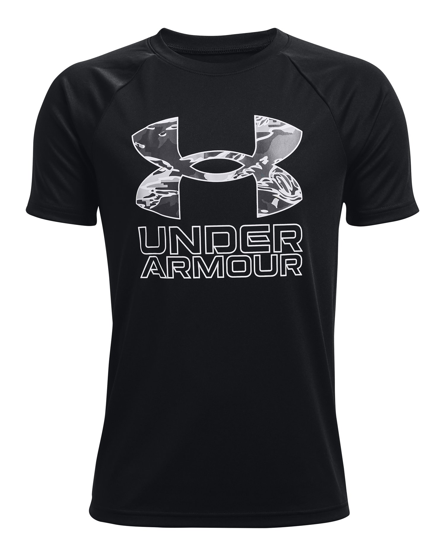Boys' UA Tech™ Hybrid Print Fill Short Sleeve