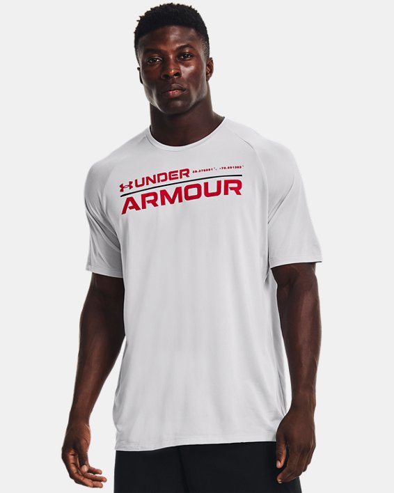 Men's UA Tech™ 2.0 Wordmark Short Sleeve