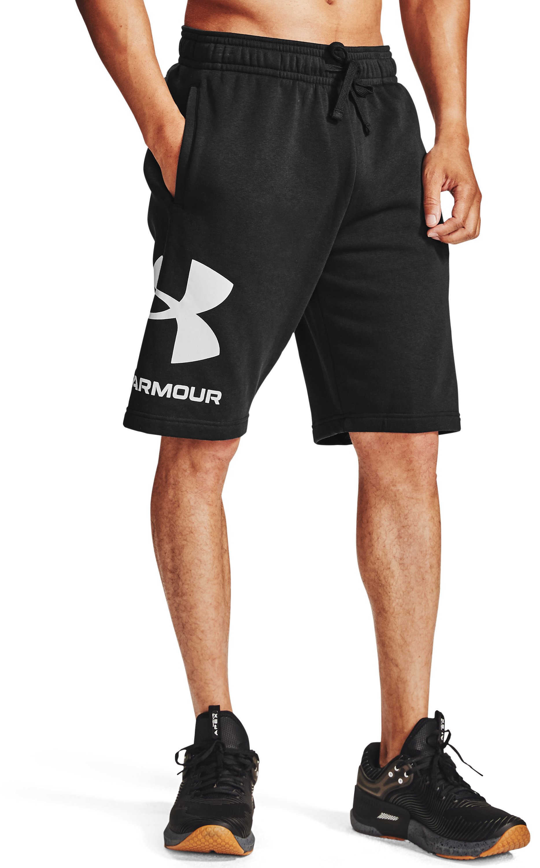 Men's UA Rival Fleece Big Logo Shorts
