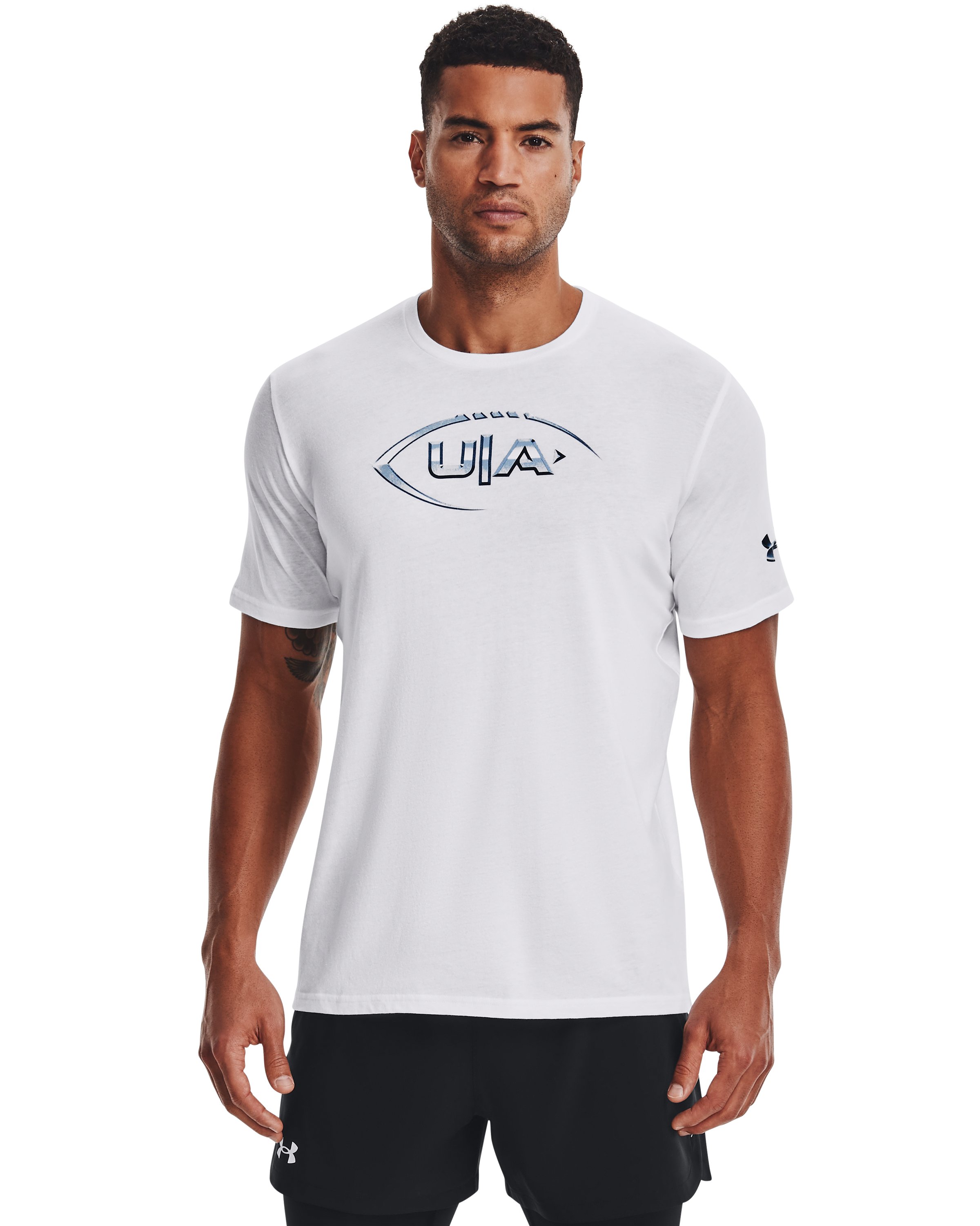 Men's UA Football Chrome Branded Short Sleeve