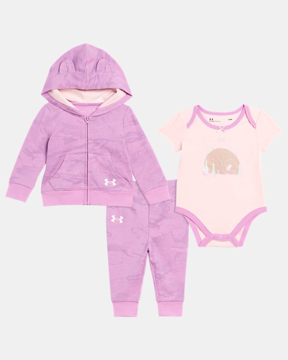 Girls' Infant UA Baby Bear 3-Piece Set