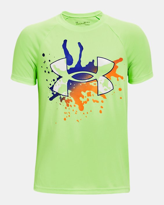 Boys' UA Tech™ Big Logo Splash Short Sleeve