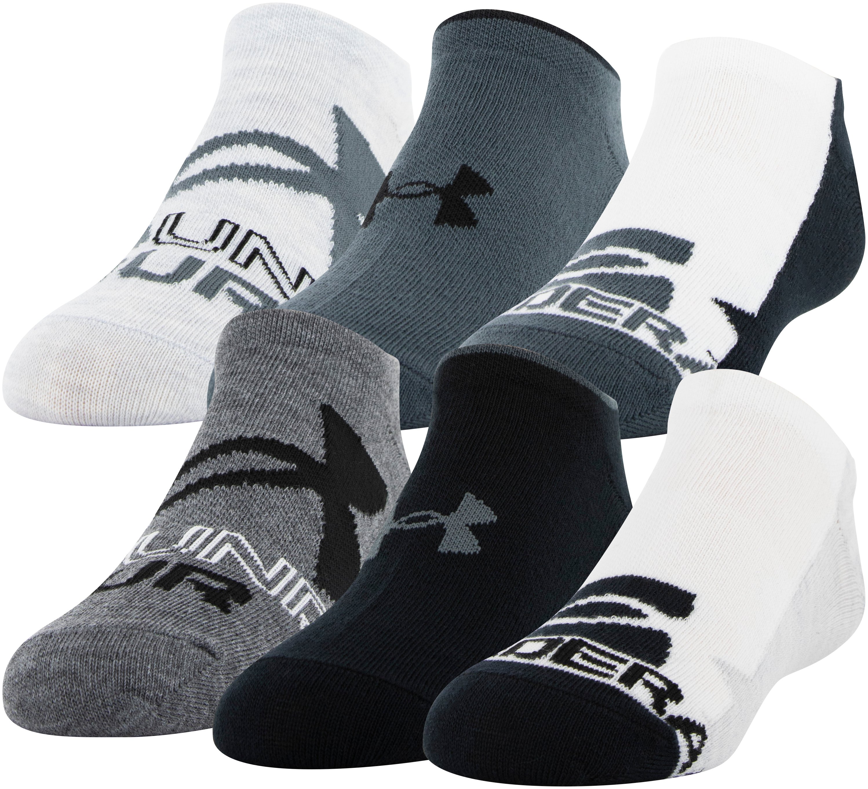 Boys' UA Essential Lite No-Show Socks 6-Pack