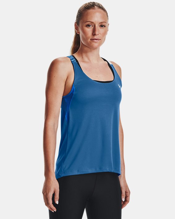 Women's HeatGear® Armour Wordmark Double Strap Tank