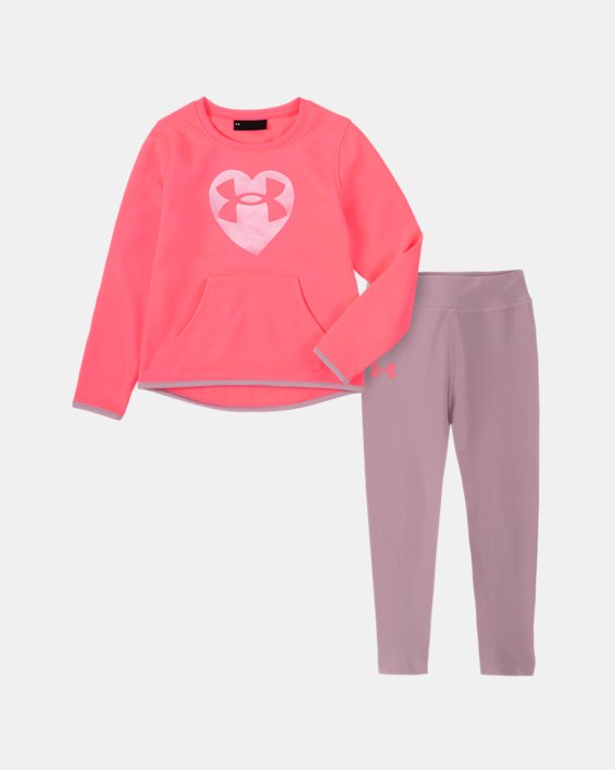 Girls' Pre-School UA Shine Pullover Set