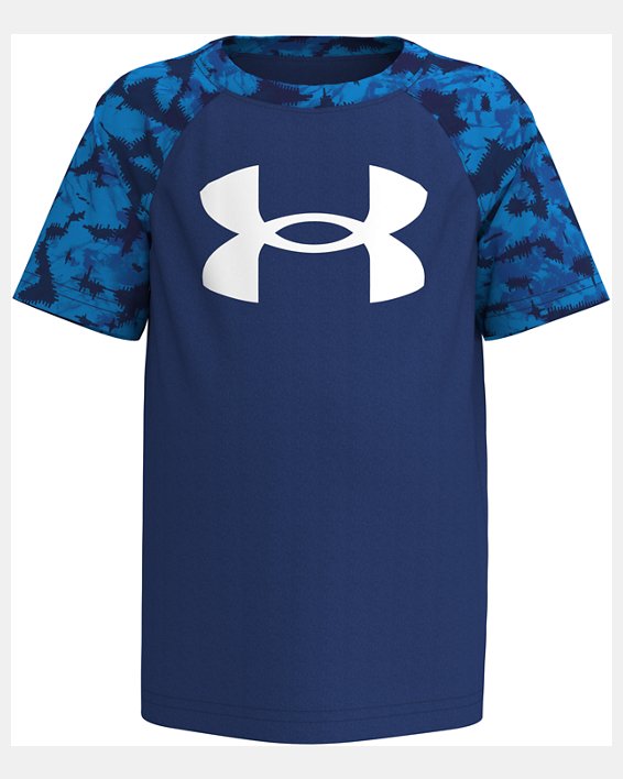 Boys' Pre-School UA Tie-Dye Micro Branded Short Sleeve