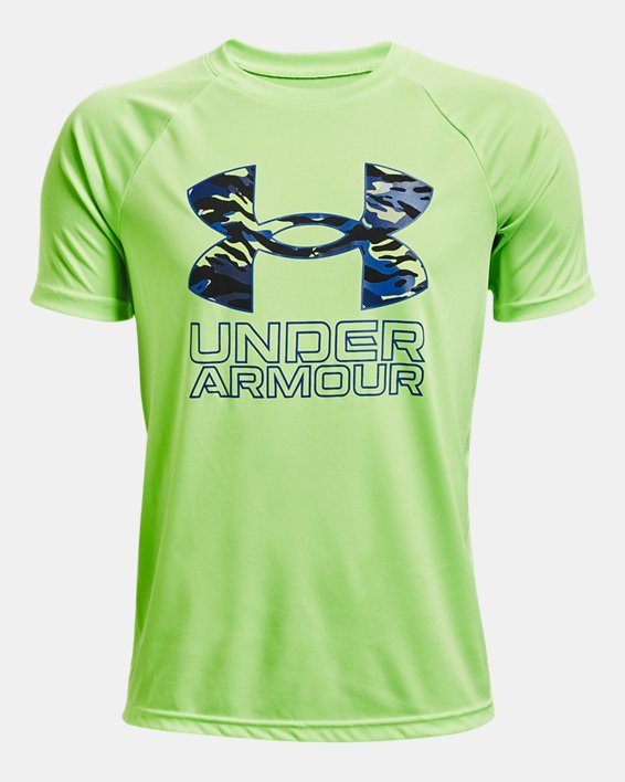 Boys' UA Tech™ Hybrid Print Fill Short Sleeve