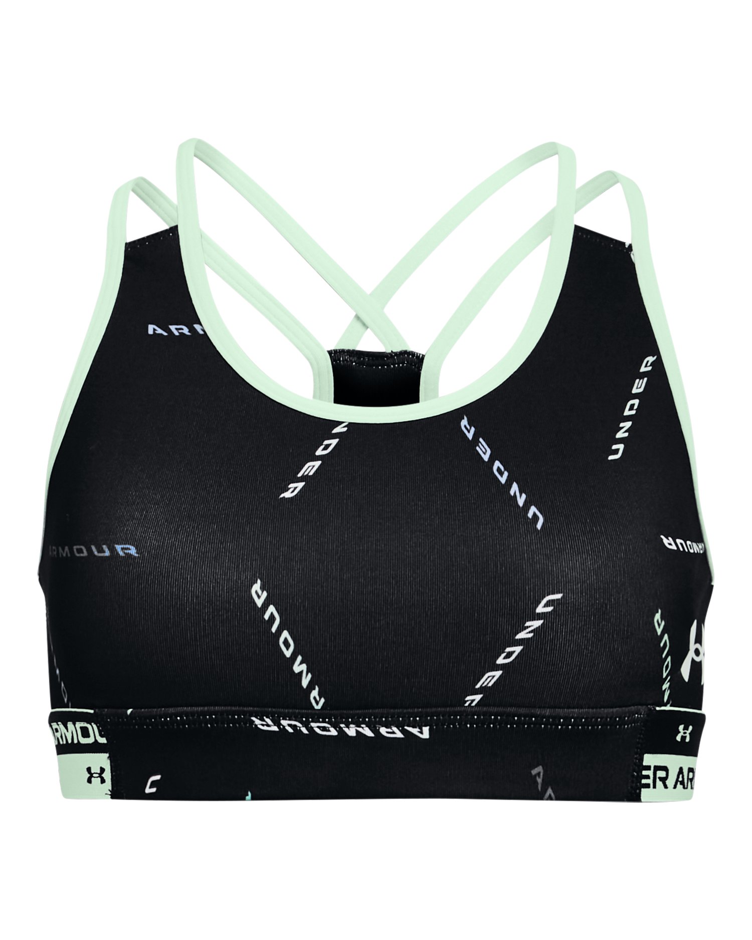 Girls' HeatGear® Armour Printed Sports Bra