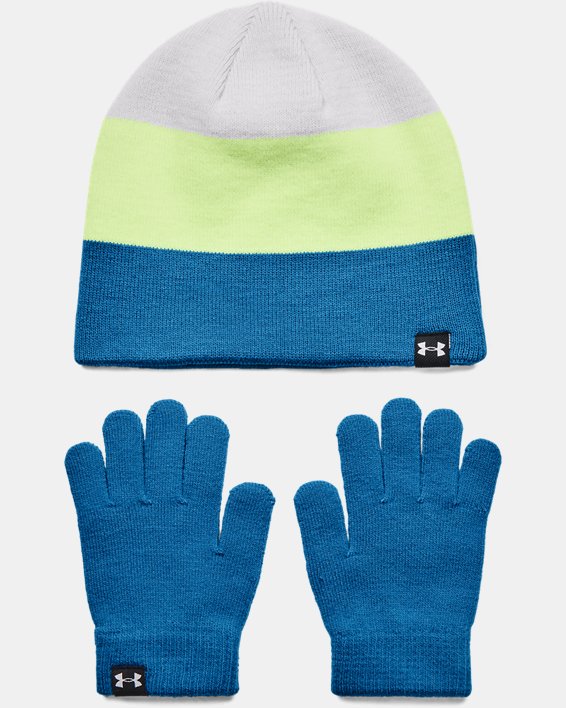 Boys' UA Beanie Glove Combo