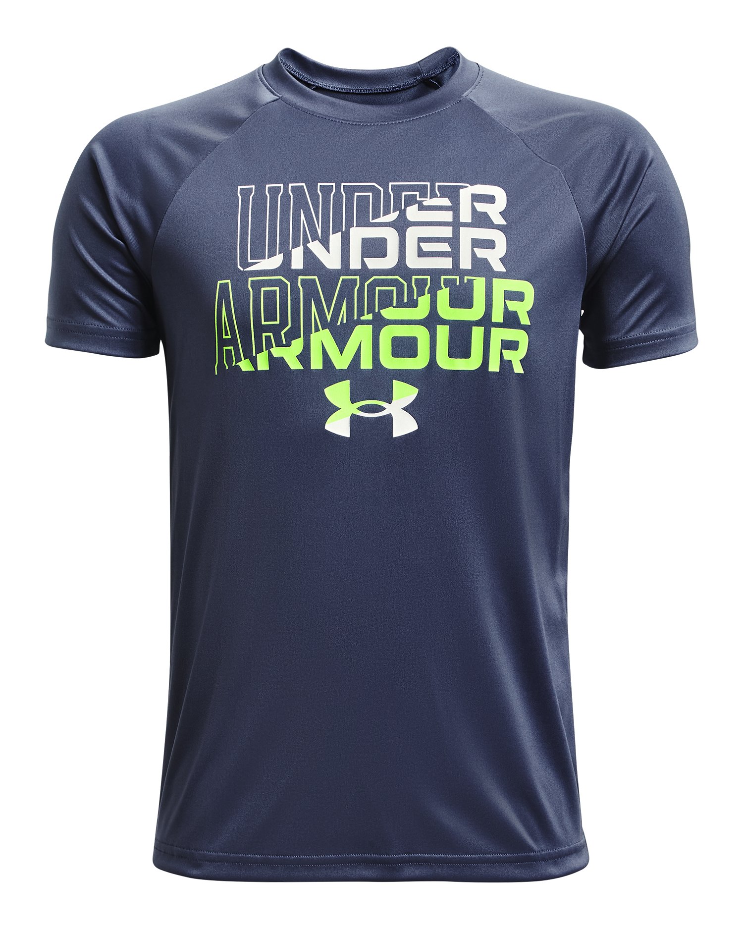 Boys' UA Tech™ Wordmark Logo Short Sleeve