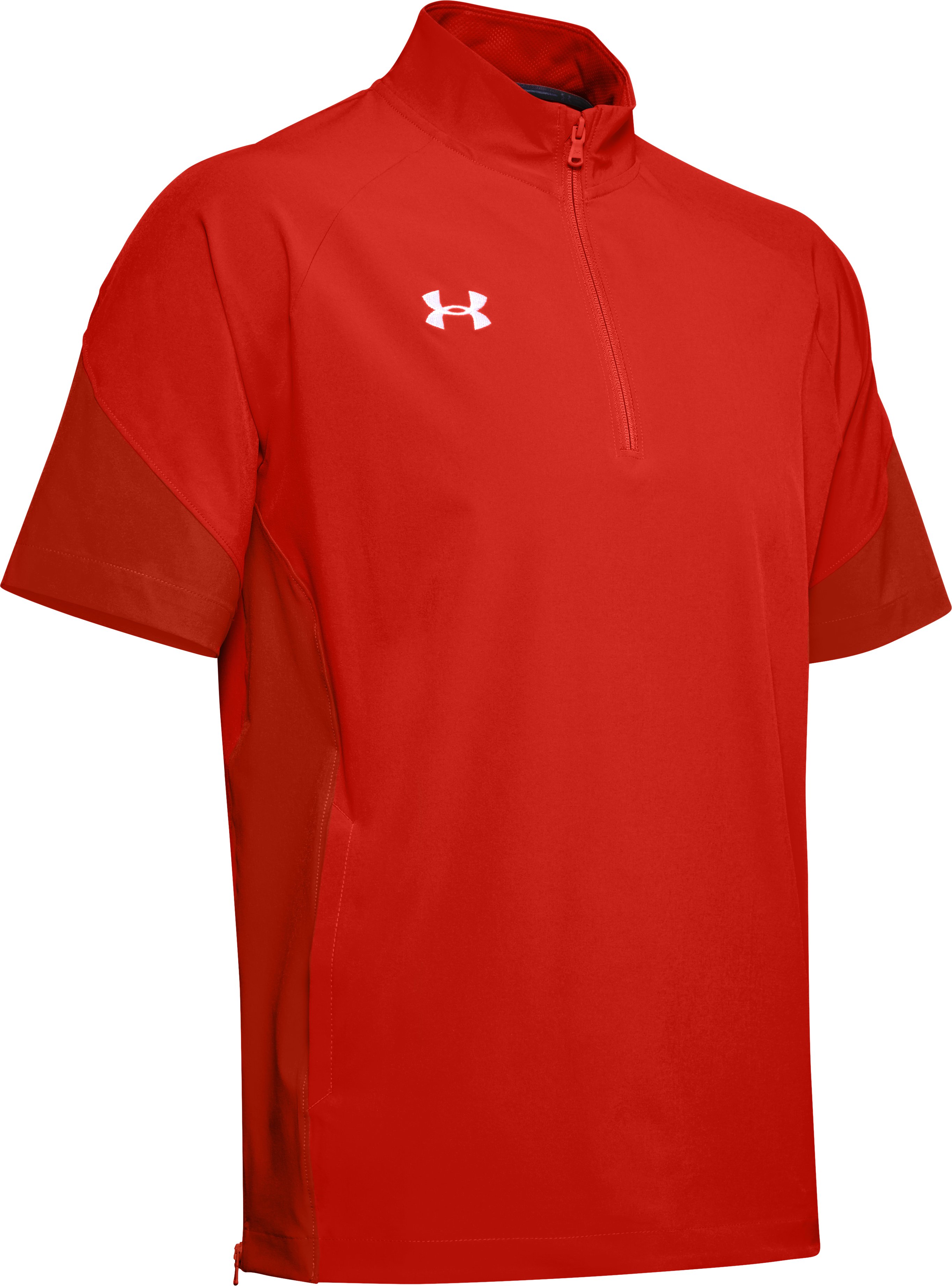 Men's UA Squad Coach's Short Sleeve ¼ Zip