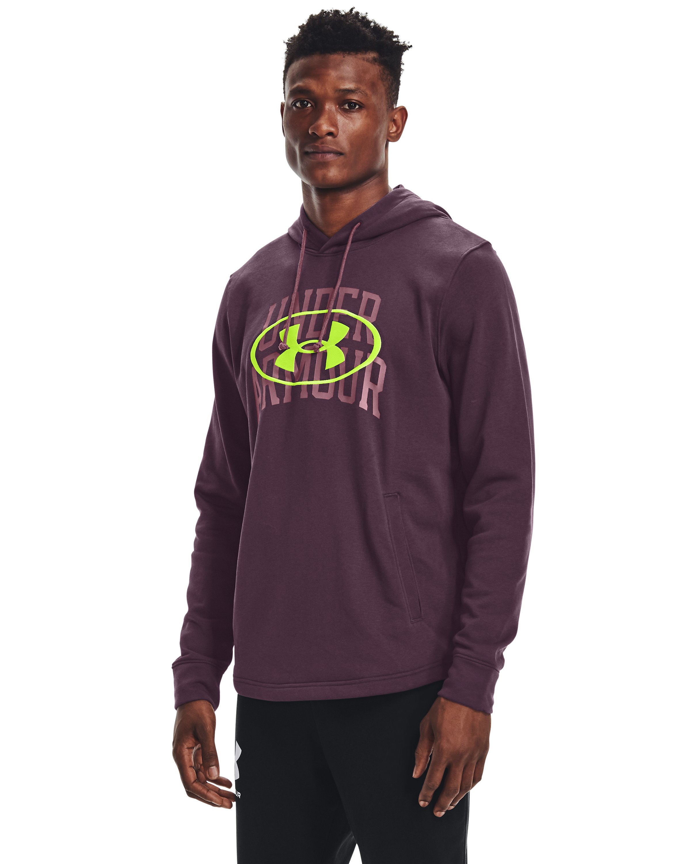 Men's UA Rival Terry Lockertag Overlap Hoodie