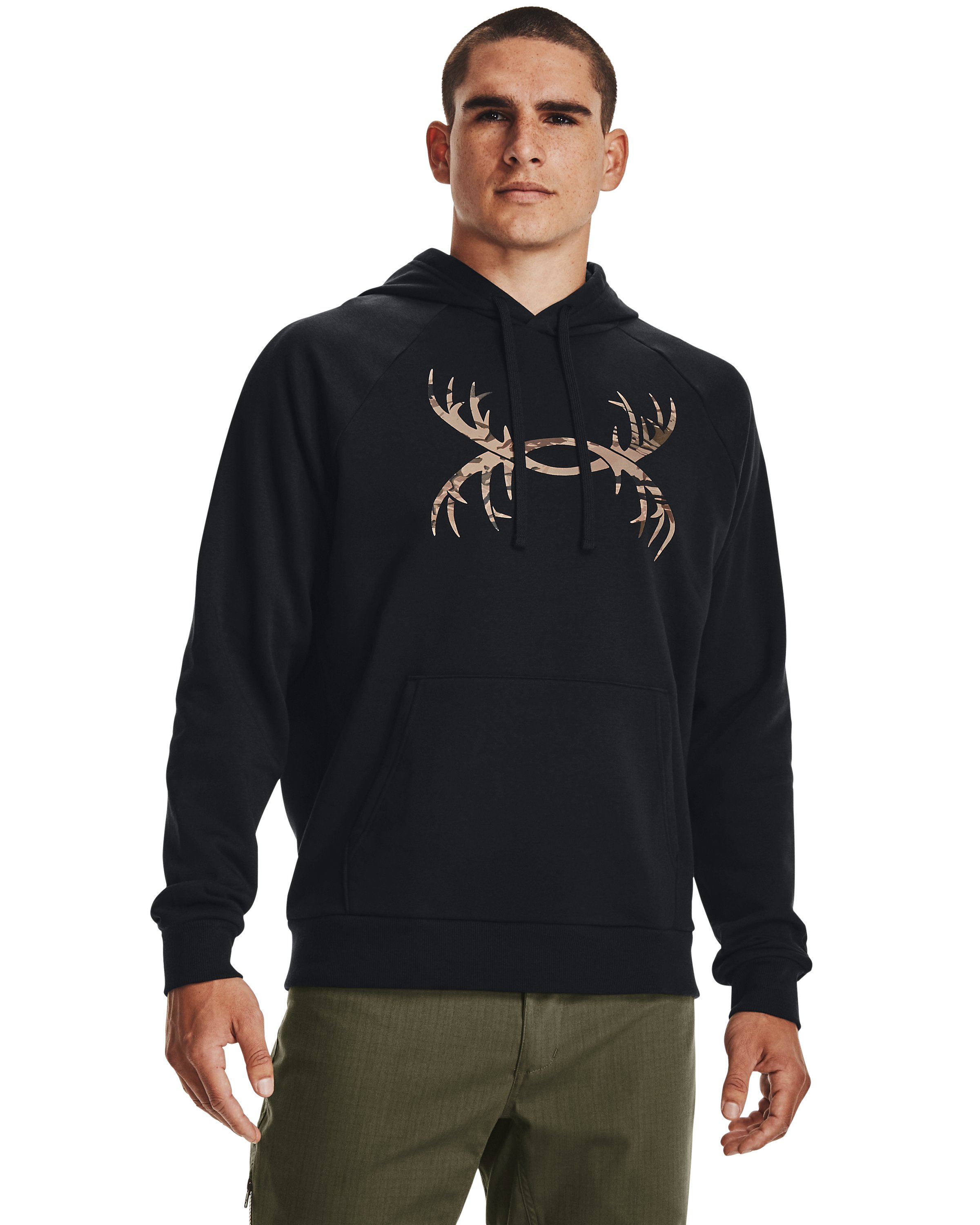 Men's UA Rival Fleece Antler Hoodie