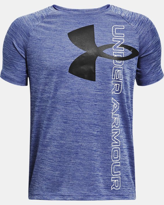 Boys' UA Tech™ Split Logo Hybrid Short Sleeve