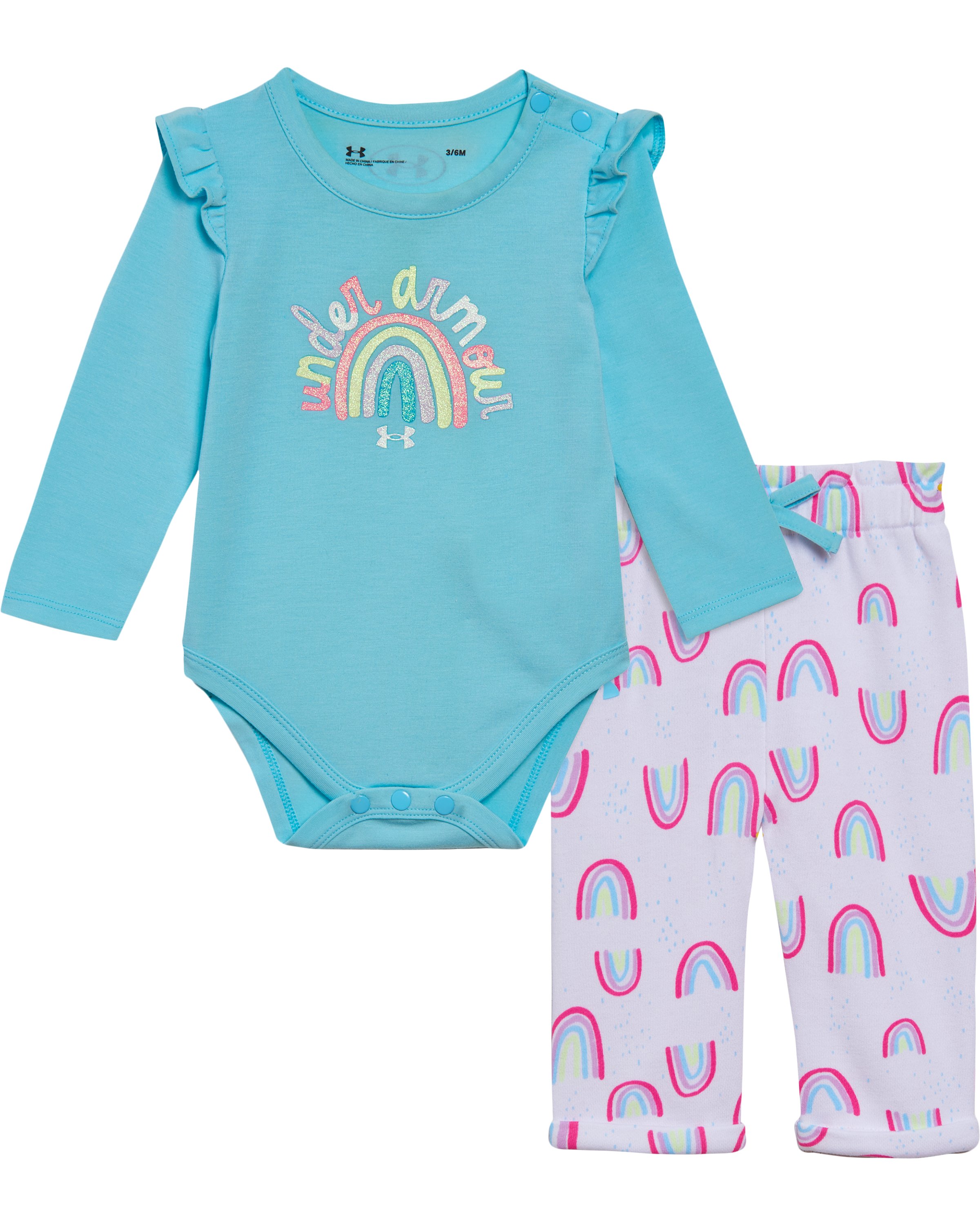 Girls' Newborn UA Over The Rainbow 2-Piece Set