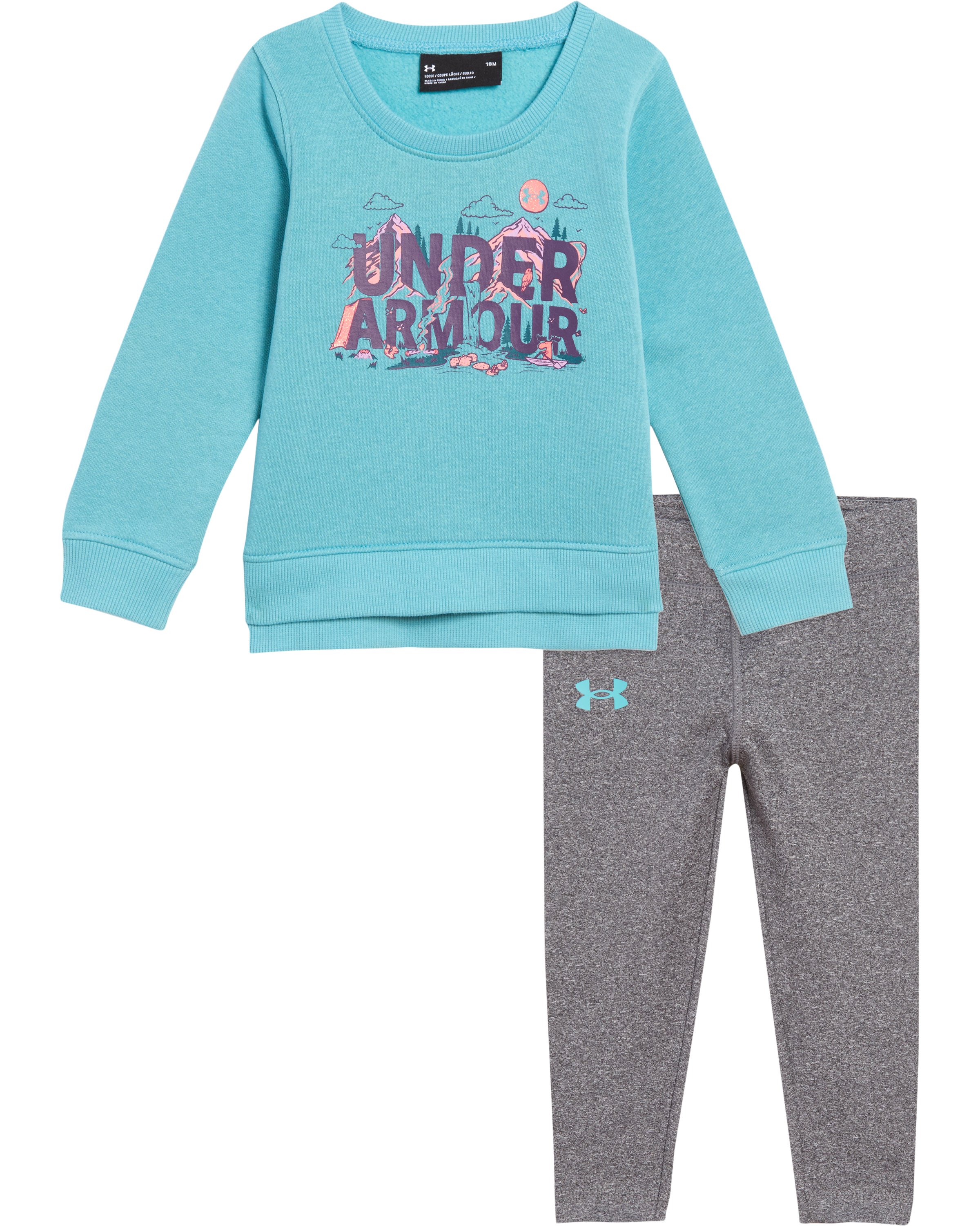 Girls' Infant UA Wilderness Heart Hoodie Set