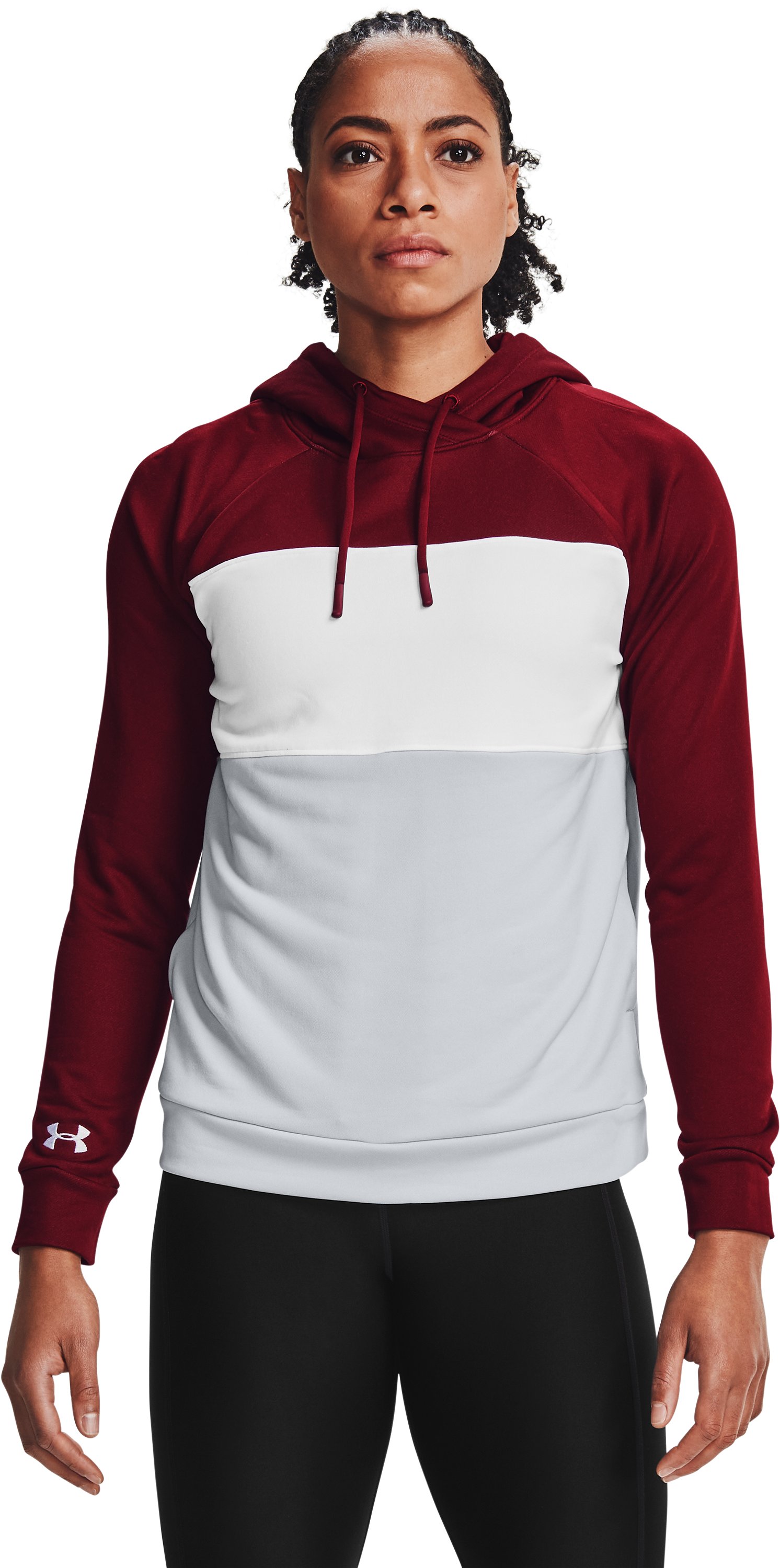 Women's UA Qualifier Fleece Blocked Hoodie