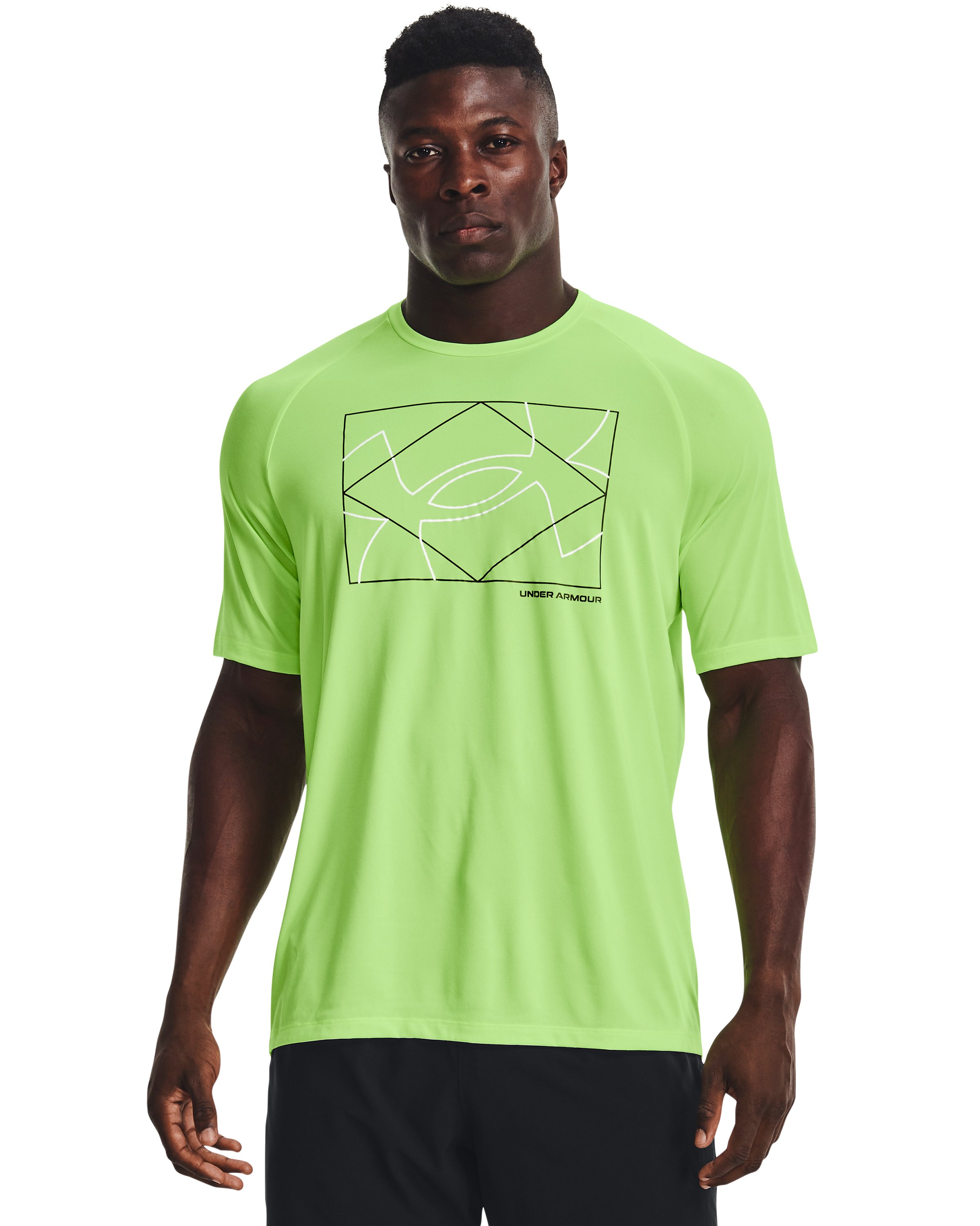 Men's UA Tech™ 2.0 Boxed Logo Short Sleeve