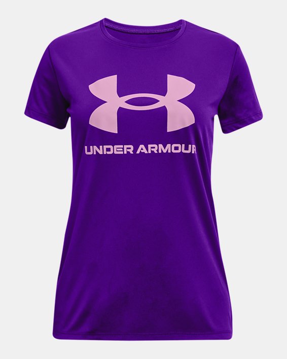 Girls' UA Tech™ Sportstyle Big Logo Short Sleeve