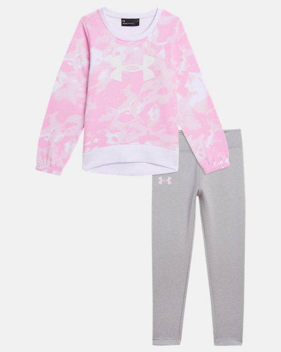 Girls' Infant UA Botanic Dye Crewneck Set